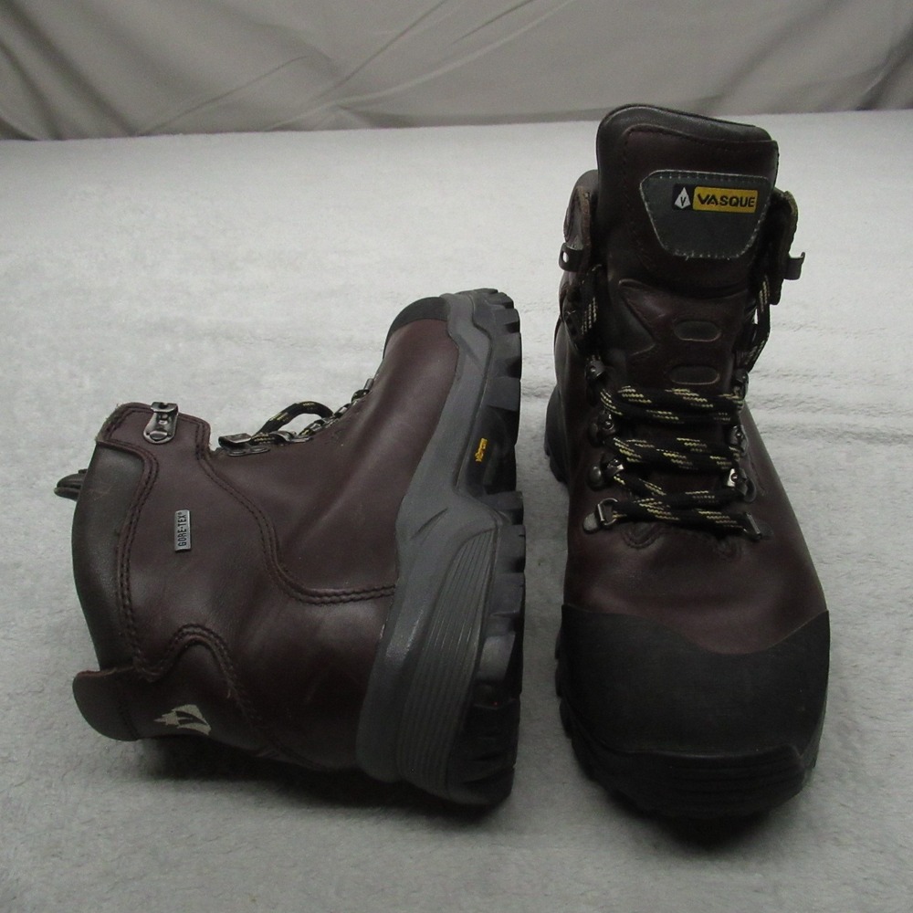 Vasque Mens 9M Boots Brown Summit GTX Goretex Leather Waterproof Hiking Outdoor